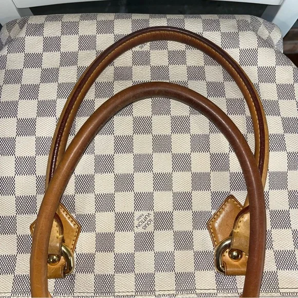 SOLD-Authentic Louis Vuitton Damier Azure Saleya MM - Picture 7 of 15